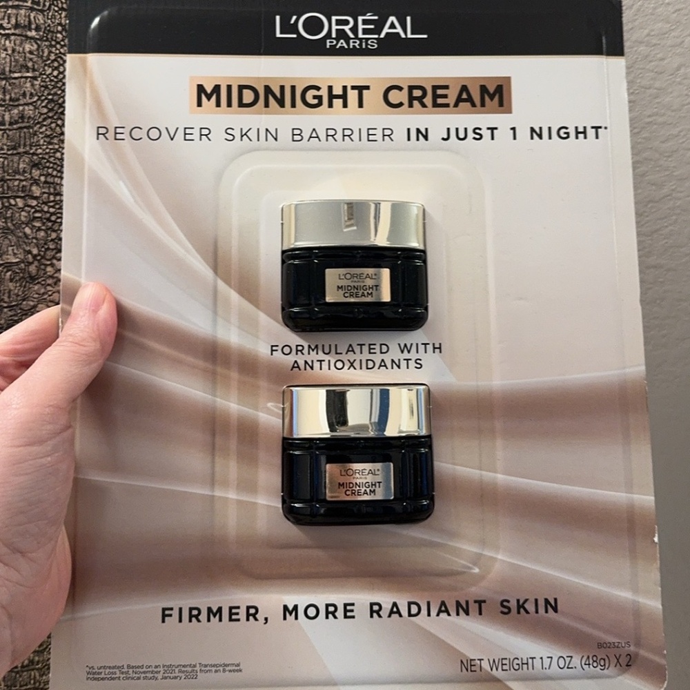 2 L'Oreal Paris Midnight Cream - 1.7 fl oz Each*2